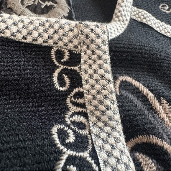 Johnny Was BIYA Mila Knit Midi Cardigan Embroidered Magnetic Snap Button Front - Picture 14 of 14